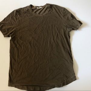 Buck Mason Olive green T shirt